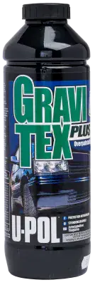 U-POL GraviTex Plus Stone Chip Protector 1L Upol Wht/Blk/Gry