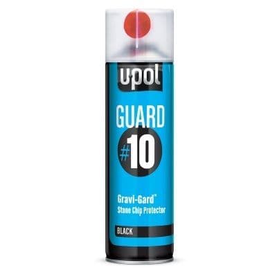U-Pol Stone Chip Gravi Guard #10 Aerosol Black/Grey 500ml Upol