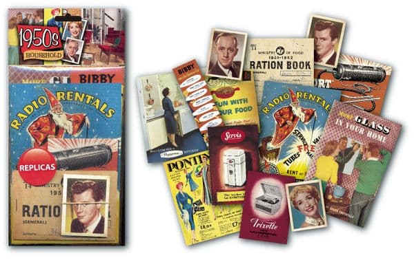 1950s Household nostalgic memorabilia pack