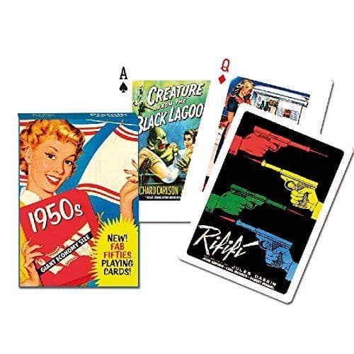 1950s set of playing cards + jokers (gib)