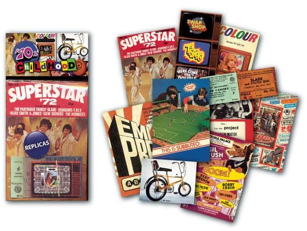 1970s Childhood nostalgic memorabilia pack