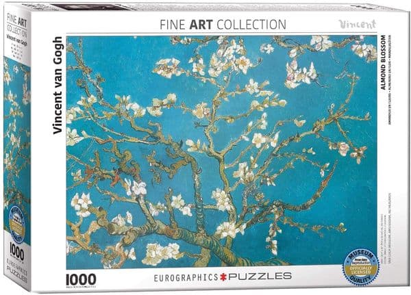 Almond Blossom Vincent Van Gogh 1000 Piece Jigsaw Puzzle 680mm x 490mm