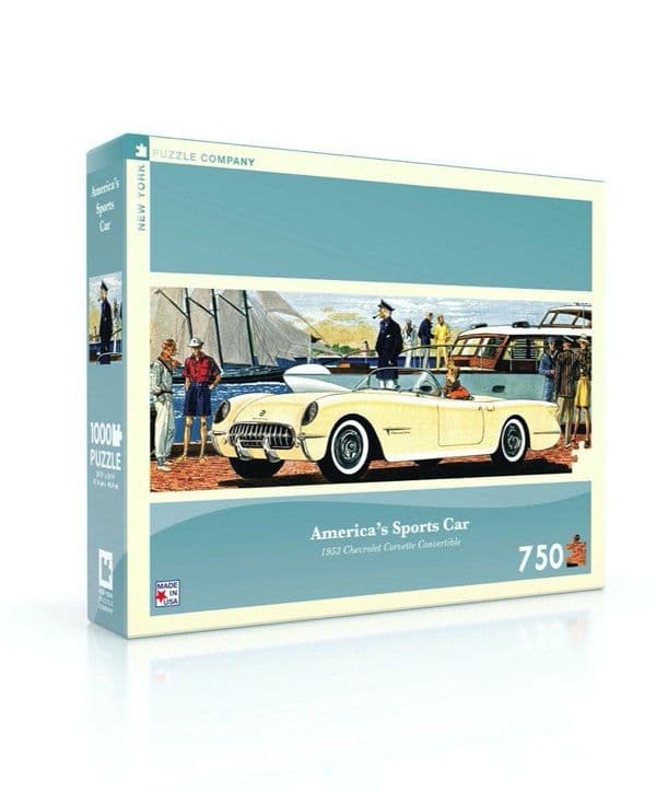 Americas Sports Car (Chevrolet Corvette) 750 Piece Puzzle 914mm x 305mm (nyp)