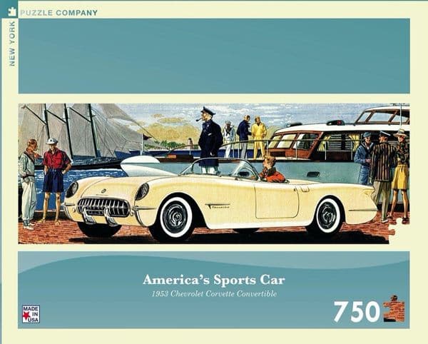 Americas Sports Car (Chevrolet Corvette) 750 Piece Puzzle 914mm x 305mm (nyp)