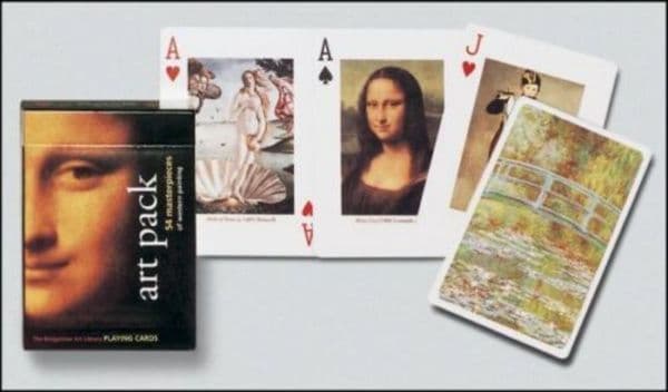 Art Pack  set of playing cards + jokers    (gib)