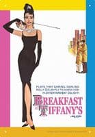 Audrey Hepburn Breakfast At Tiffanys metal sign 290mm x 200mm   (nm)