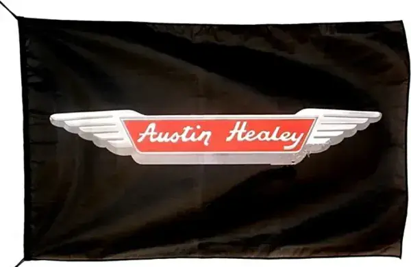Austin Healey logo flag landscape 1500mm x 900mm