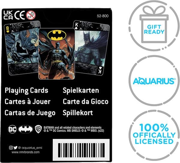 Batman DC Comics set of 52 playing cards = jokers   (nm)