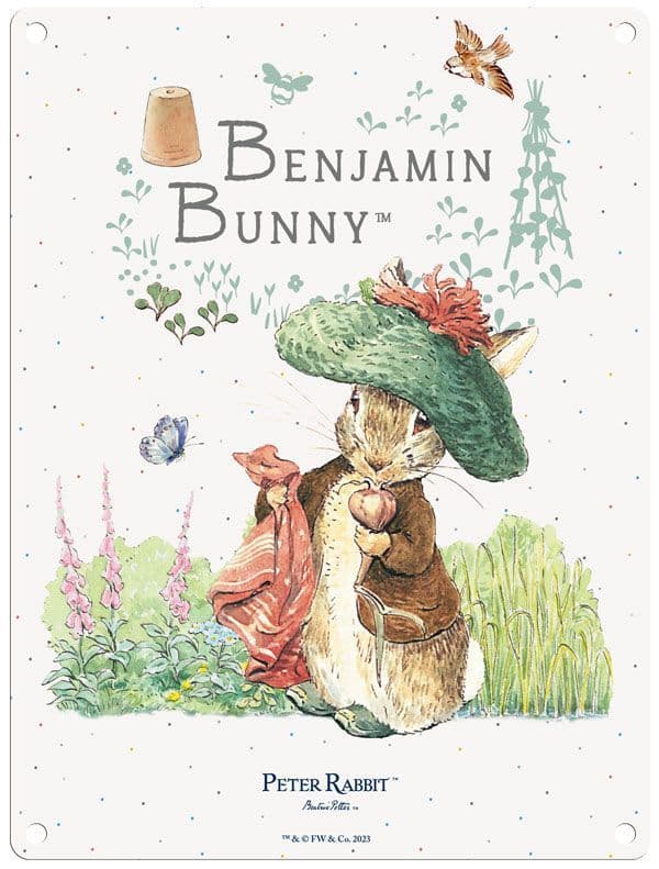 Benjamin Bunny by Beatrix Potter fridge magnet 6279