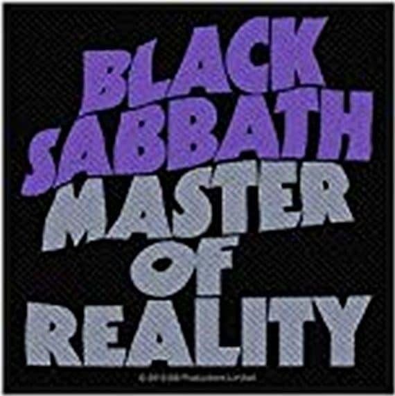 Black Sabbath Master of Reality sew-on cloth patch  100mm x 100mm (rz)