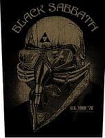 Black Sabbath US Tour '78 large sew-on cloth backpatch  (rz) REDUCED