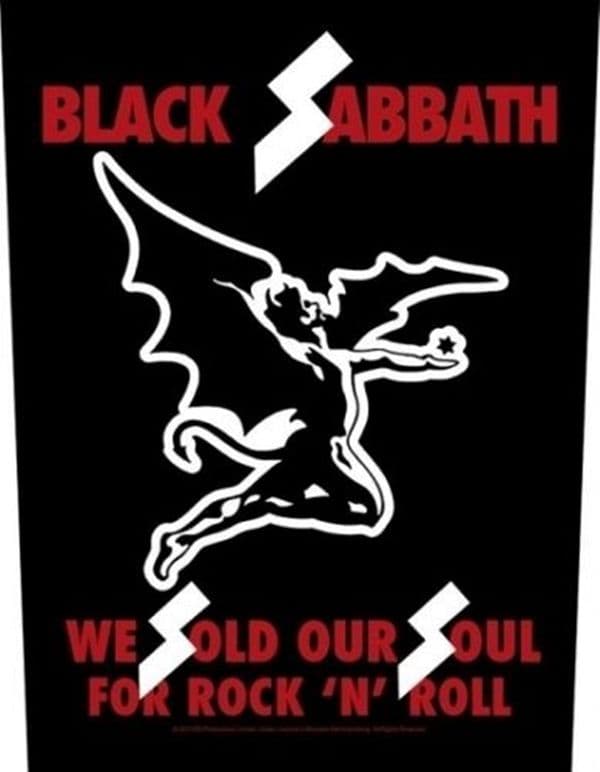 Black Sabbath We Sold Our Soul sew-on cloth backpatch 360mm x 300mm (rz)