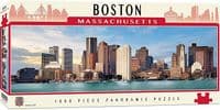 Boston Massachusetts 1000 piece panoramic  jigsaw puzzle 990mm x 330mm
