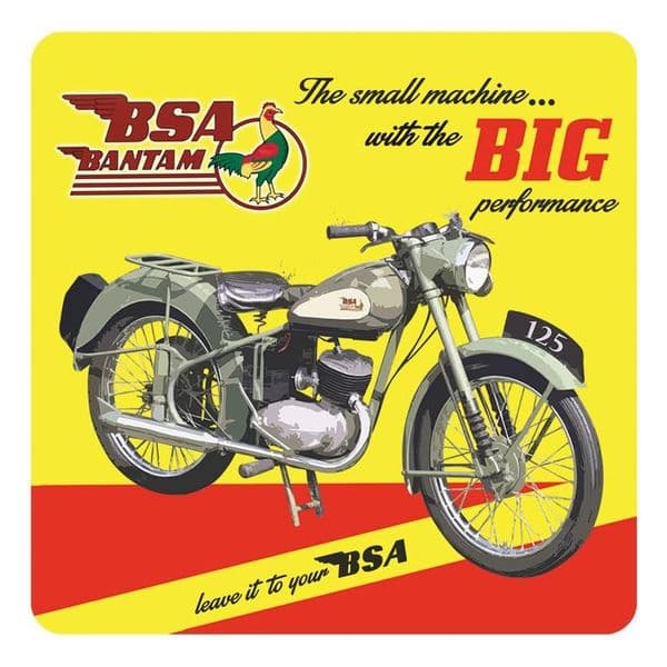 BSA Bantam Melamine drinks mat / coaster