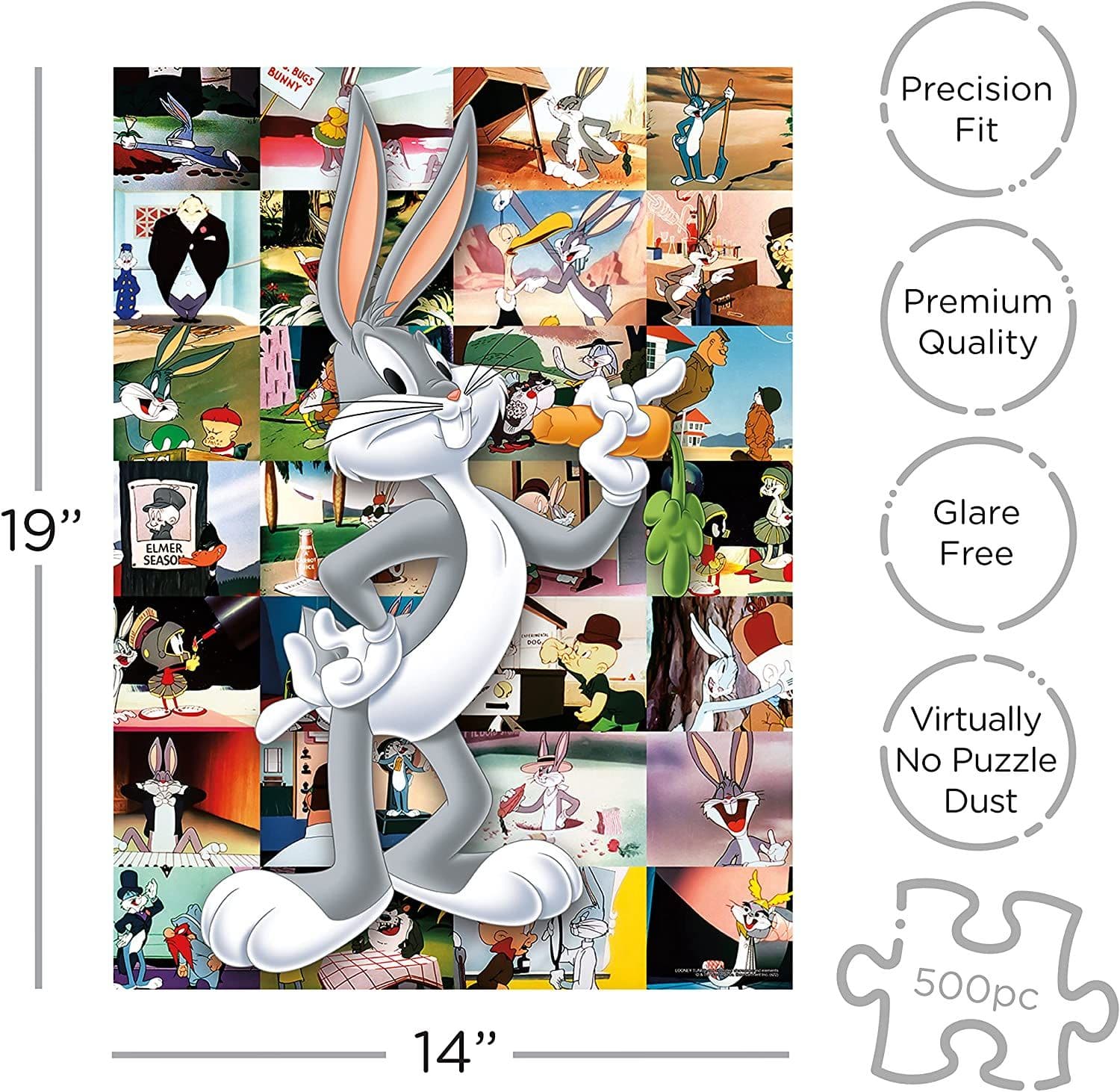 Bugs Bunny Looney Tunes 500 piece jigsaw puzzle 480mm x 350mm