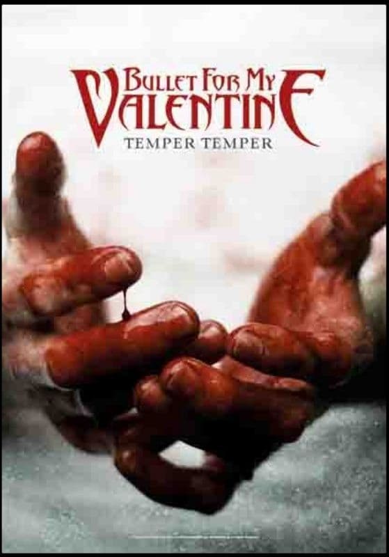 Bullet For My Valentine Temper Temper Large Fabric Poster/Flag 1050mm x 750mm (hr)