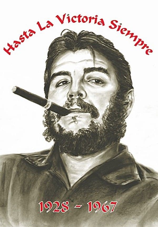 Che Guevara 1928 - 1967 large fabric poster/ flag 1100mm x 750mm (hr)