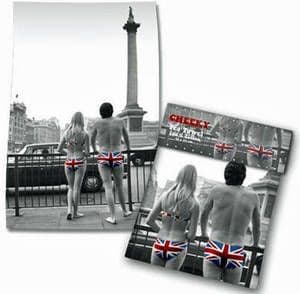 Cheeky Brits cotton tea towel