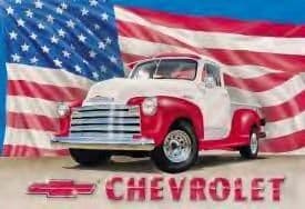 Chevrolet '51 Pickup Metal Sign   (de)