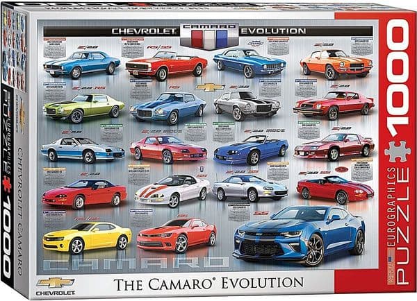 Chevrolet The Camaro Evolution 1000 piece jigsaw puzzle 489mm x 677mm  (pz)