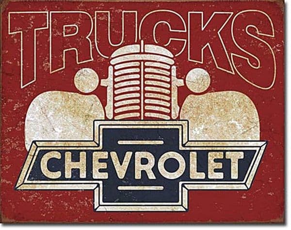 Chevrolet Trucks metal sign (de)