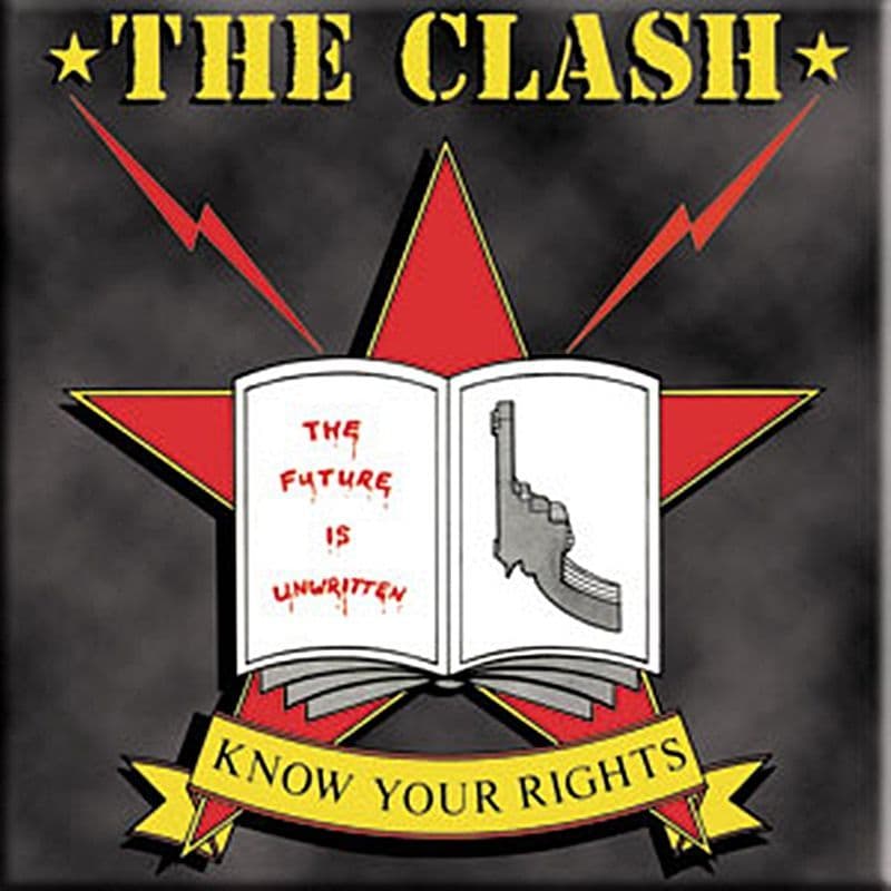 Clash Know Your Rights fridge magnet cv