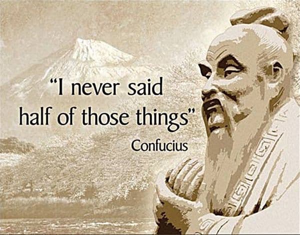 Confucius -