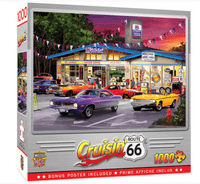 Cruisin' Route 66 Pitstop 1000 piece jigsaw puzzle 680mm x 489mm  (mpc)