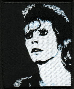 David Bowie Face iron-on / sew-on patch (cv)