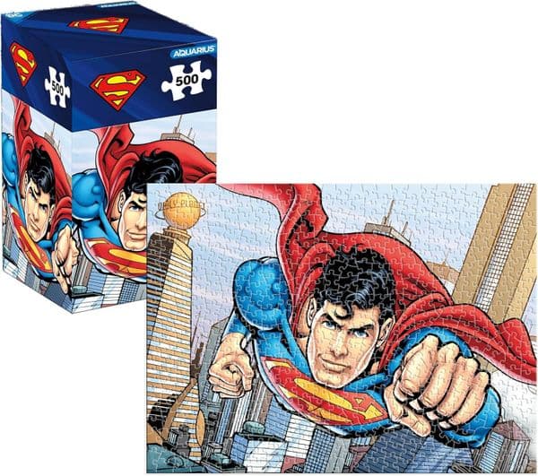 DC Comics Superman 500 Piece jigsaw puzzle. 350mm x 480mm. Official licensed product