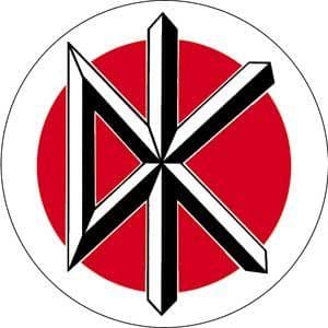 Dead Kennedys DK Icon 75mm round steel fridge magnet (cv)