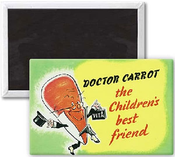 Doctor Carrott The Children's Best Friend fridge magnet     (se)