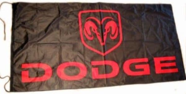 Dodge / logo flag landscape 1500mm x 900mm