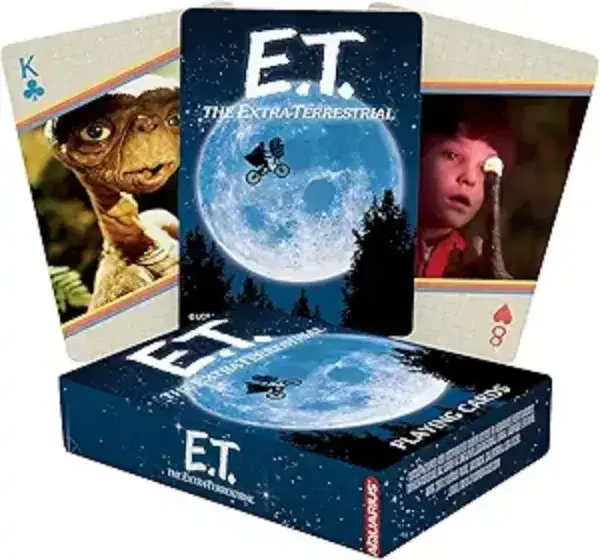 E.T. The Extra Terrestrial  set of 52 playing cards (+ jokers)
