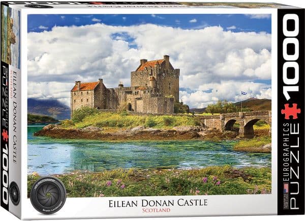 Eurographics  Eilean Donan Castle Scotland 1000 piece jigsaw 680mm x 480mm