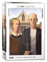 Eurographics Grant Wood American Gothic 1000 Piece Jigsaw Puzzle 680mm x 490mm (pz)