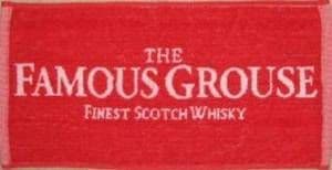 Famous Grouse Whiskey Cotton Bar Towel 500mm x 225mm (pp)