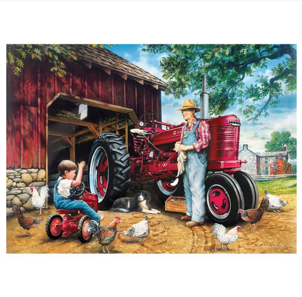 Farmall Barnyard Memories 1000 piece jigsaw puzzle 680mm x 489mm  (mpc)
