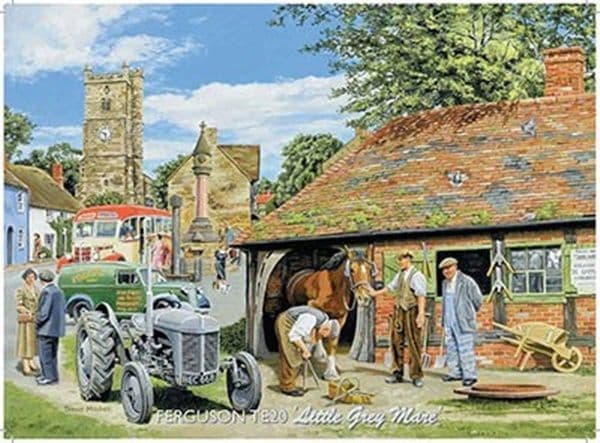 Ferguson TE20  Little Grey Mare  Metal Sign 400mm x 300mm