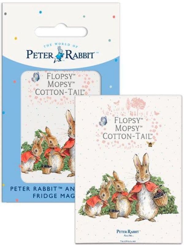Flopsy Mopsy Cotton-Tail by Beatrix Potter fridge magnet 6282
