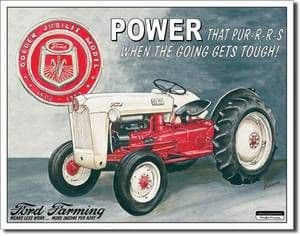 Ford Farming Power Jubilee Tractor metal sign   (sf)