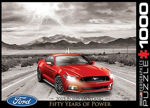 Ford Mustang GT 2015 1000 piece jigsaw puzzle  by Eurographics680mm x 490mm