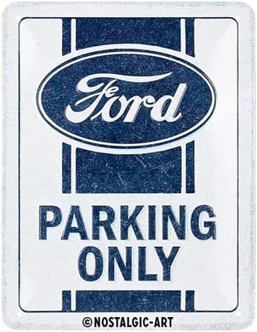 Ford Parking Only small metal sign 200mm x 150mm