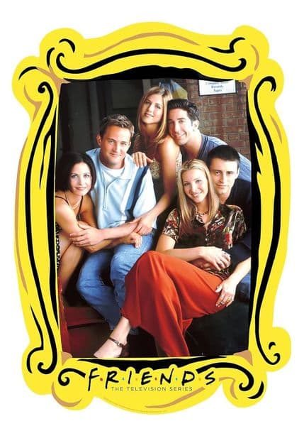 Friends (TV series) Group Shot Die Cut 1000 piece jigsaw puzzle 690mm x 510mm