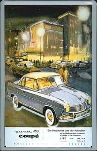 Goliath 1100 embossed steel sign BIG REDUCTION TO CLEAR!