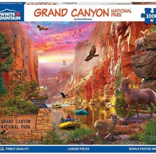 Grand Canyon National Park 1000 piece jigsaw puzzle by White Mountain 760mm x 610mm  (wmp)