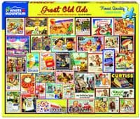 Great Old Ads 1000 Piece Jigsaw Puzzle by White Mountain 760mm x 610mm