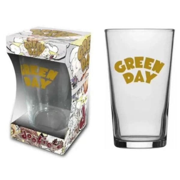Green Day Dookie  Beer Glass