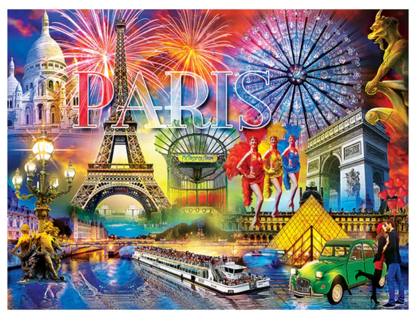 Greetings From Paris 550 piece jigsaw puzzle 610mm x 460mm  (mpc)