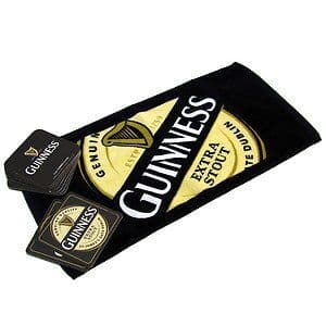 Guinness Bar Towel and 10 Beermats (sg)